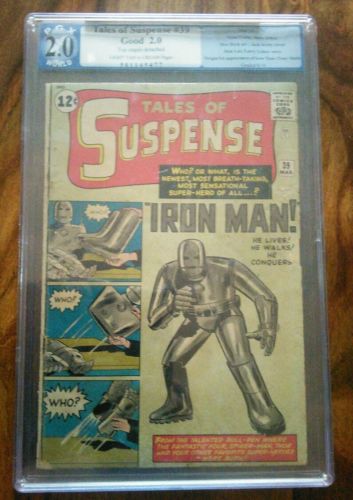 Tales of Suspense 39 Mar 1963 Marvel 1st Iron Man PGX Like CGC graded 20