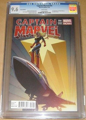 CAPTAIN MARVEL 14 CGC 96 AMANDA CONNER VARIANT 1ST KAMALA KHAN CAMEO NM RARE