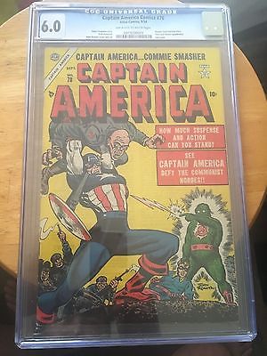 Captain America 78 60 CGC OWW   LAST GOLDEN AGE ISSUE 