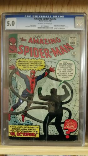 Amazing SpiderMan 3 CGC 50 First appearance of Dr Octopus