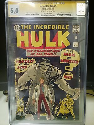 Incredible Hulk 1 CGC 50 Signature SeriesSilver Age Key Marvel