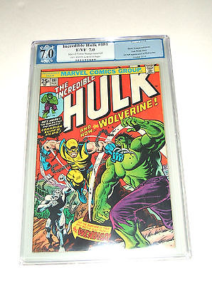 THE INCREDIBLE HULK 181  PGX 70   LIKE CGC