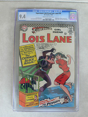 Supermans Girl Friend Lois Lane 70 CGC 94 1st Cat Woman