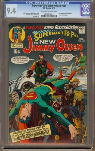 Supermans Pal Jimmy Olsen 134 CGC 94 OWW 1st Appearance of Darkseid