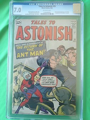 CGC Tales to Astonish 35 Grade 70 Key 1962 Marvel Origin Ant Man First Costume