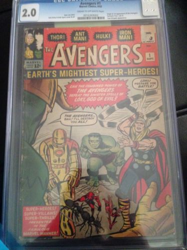 The Avengers 1 Sep 1963 Marvel CGC 20