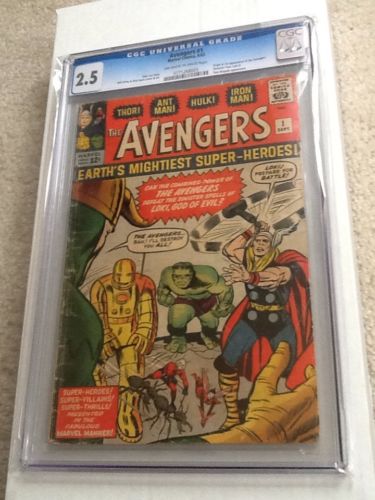 The Avengers 1 Sep 1963 Marvel CGC 25