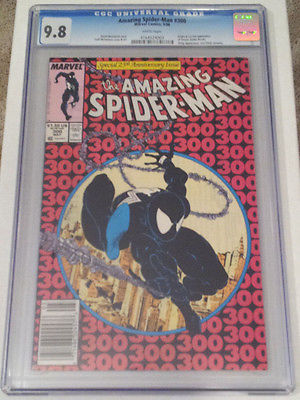 The Amazing SpiderMan 300252 CGC 98 White Pages First VENOM