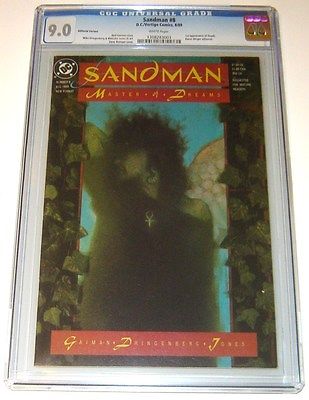 SANDMAN 8 CGC 90 KAREN BERGER EDITORIAL VARIANT ULTRA SCARCE 1ST DEATH GAIMAN