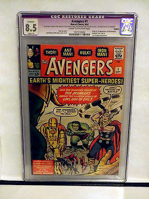 Avengers 1 high grade CGC 85 VF REDUCED  best offer avail