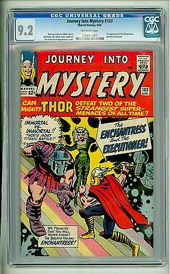 JOURNEY INTO MYSTERY 103 CGC 92 FIRST APPEARANCE OF ENCHANTRESS 1964