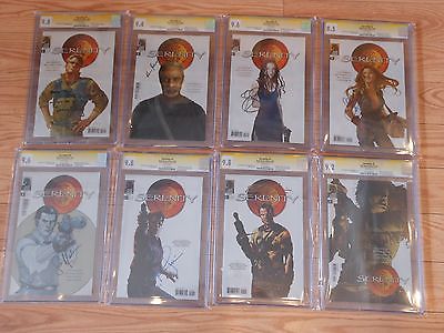Serenity 123 CGC SS firefly comic signed by cast