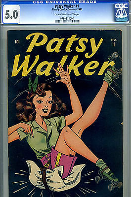 PATSY WALKER 1 CGC 50  UNIVERSAL CROW PAGES