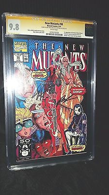 New Mutants 98 CGC 98 Signed by Stan Lee  Rob Liefield