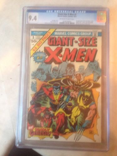 GiantSize XMen 1  CGC 94  NM  WHITE Pages Universal