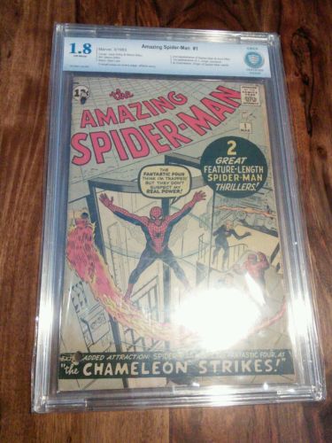 The Amazing SpiderMan 1 Mar 1963 Marvel CBCS 18 Unrestored Like CGC