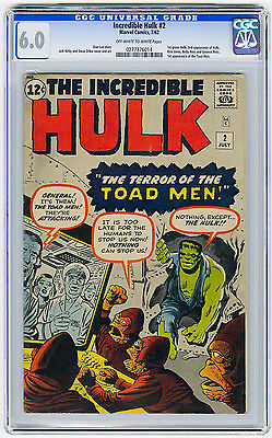 Incredible Hulk 2 CGC 60 OWW Looks Great 2nd app Hulk 1st Green Hulk Marvel