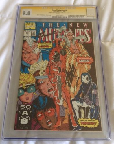 NEW MUTANTS 98 CGC 98 Signed LeeLiefeld DEADPOOL Movie 2016 99 NR