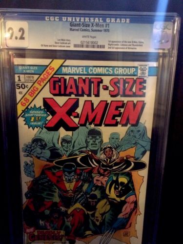 giant size xmen 1 CGC 92 WP