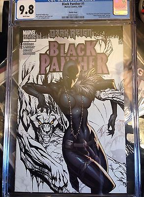 Black Panther 1 1 2009 CGC 98 J Scott Campbell Partial Sketch NYCC Variant