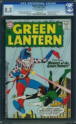 Green Lantern 1 CGC 85 VF KEY 1st Guardians of Universe BEST IN MARKET 1960 DC