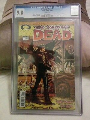 The Walking Dead 1 First Print Image Comics 102003 CGC Rating 98 NMMT