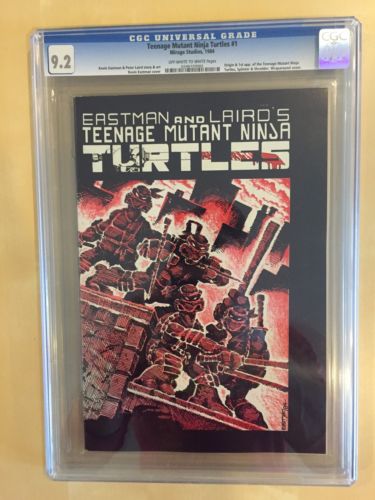 Teenage Mutant Ninja Turtles 1 CGC 92 TMNT 1st Printing