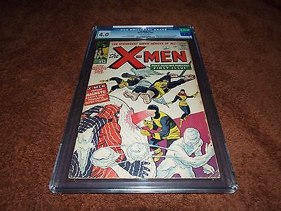 THE XMEN 1 1st XMEN  MAGNETO App ORIGIN CGC 40 1963  