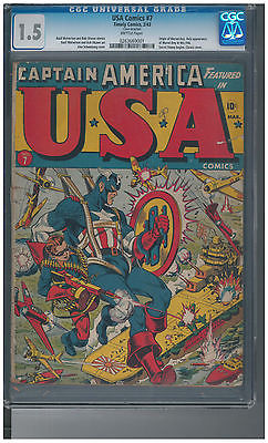 Timely  USA Comics 7 CGC 15