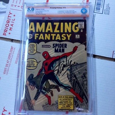 Amazing Fantasy 15 cbcs 50 unrestored not cgc