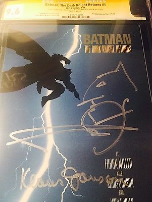 Dark Knight Returns 1 DKR CGC SS 96 Signed Batman SKETCH by FRANK MILLER 1