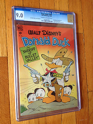 Four Color  199  CGC 90  Carl Barks Donald Duck cover  art   Dell  1948