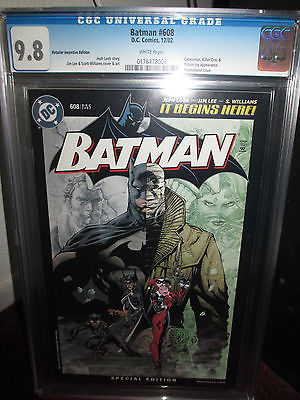 Batman 608 Variant Dec 2002 DC cgc 98 White Pages HARD TO FIND