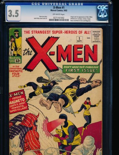 XMen  1  1st XMen  Magneto CGC 35 OFFWHITE Pgs 