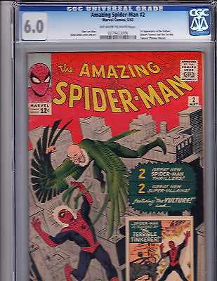 Amazing SpiderMan 2  60 CGC  First Appearance Of The Vulture 