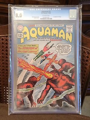 AQUAMAN 1 CGC 80 WITH OFF WHITE PAGES