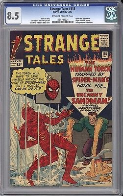 STRANGE TALES 115 CGC VF 85  ORIGIN OF DOCTOR STRANGE  LOOKS 90  1963