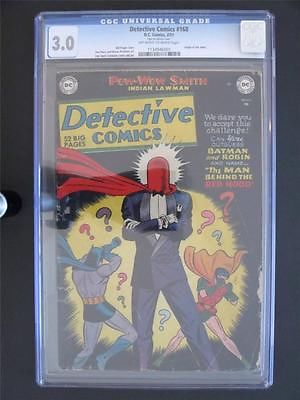 Detective Comics 168 DC 1951  CGC 30  ORIGIN of The Joker  Batman  Robin