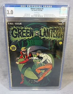 GREEN LANTERN 1 Origin Retold Golden Age 1941 DC CGC 30 GDVG White Pages