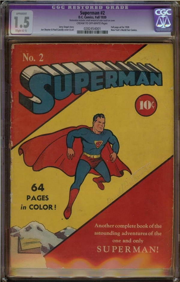 Superman 2 CGC App 15 