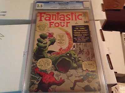 Fantastic Four 1 Nov 1961 Marvel CGC 25 1st Appearance Fantastic Four