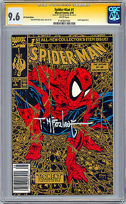 SPIDERMAN 1 CGCSS 96  GOLD WALMART UPC CODE EDITION  LTD 10K RUN 1990