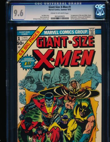 GiantSize XMen  1  1st New XMen CGC 96 CREAMOW Pgs