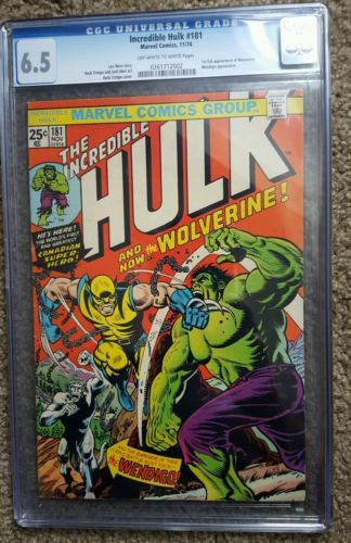 Incredible Hulk 181 CGC 65 1st Wolverine Great looking comic