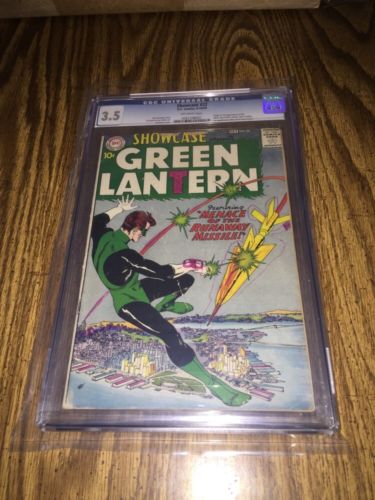 Showcase 22 CGC 35 First Silver Age Green Lantern Rare