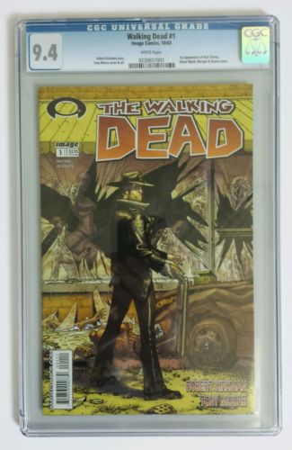 The Walking Dead 1 CGC 94 NM First Print Rick Grimes Robert Kirkman Tony Moore