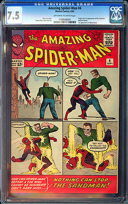 The Amazing SpiderMan 4 1963 Marvel CGC 75