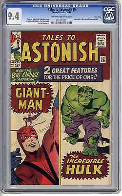 Tales to Astonish 60 CGC 94 1st Hulk Series Twin Cities Pedigree