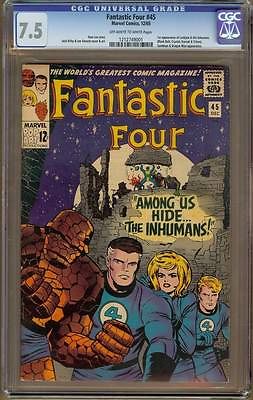 Fantastic Four 45 CGC 75 OWW 1st Appearance of the the Inhumans