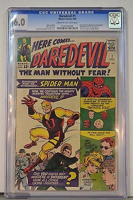 Daredevil 1 CGC 60 CROW Origin and 1st app of Daredevil